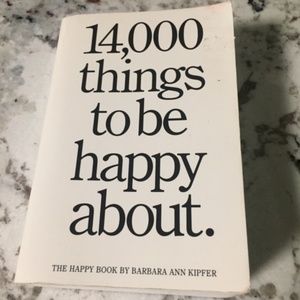 14,000 things to be happy about. Book